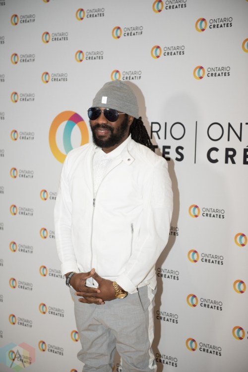TORONTO, ON - MARCH 07: Exco Levi attends the Ontario Creates 2019 JUNO award nominees reception in Toronto on March 07, 2019. (Photo: Kirsten Sonntag/Aesthetic Magazine)