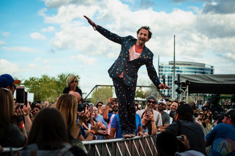 TEMPE, AZ - MARCH 02: Guster performs at Innings Festival in Tempe, Arizona on March 02, 2019. (Photo: Tony Contini/Aesthetic Magazine)