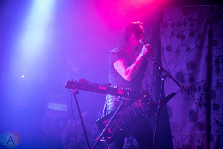 TORONTO, ON - MARCH 29: Hot Lips performs at Velvet Underground in Toronto on March 29, 2019. (Photo: Kirsten Sonntag/Aesthetic Magazine)