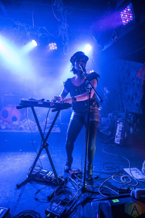 TORONTO, ON - MARCH 29: Hot Lips performs at Velvet Underground in Toronto on March 29, 2019. (Photo: Kirsten Sonntag/Aesthetic Magazine)