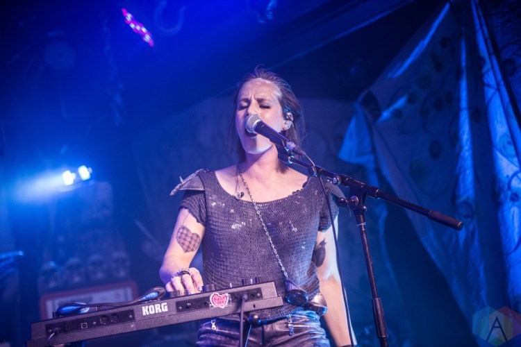 TORONTO, ON - MARCH 29: Hot Lips performs at Velvet Underground in Toronto on March 29, 2019. (Photo: Kirsten Sonntag/Aesthetic Magazine)