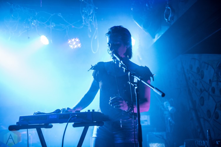 TORONTO, ON - MARCH 29: Hot Lips performs at Velvet Underground in Toronto on March 29, 2019. (Photo: Kirsten Sonntag/Aesthetic Magazine)