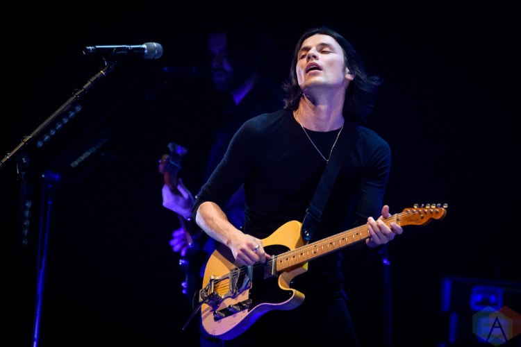 TORONTO, ON - MARCH 14: James Bay performs at Sony Centre in Toronto on March 14, 2019. (Photo: Angelo Marchini/Aesthetic Magazine)
