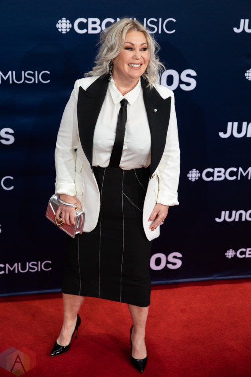LONDON, ON - MARCH 17: Jann Arden attends the 2019 Juno Awards red carpet at Budweiser Gardens in London, Ontario on March 17, 2019. (Photo: Brendan Albert/Aesthetic Magazine)