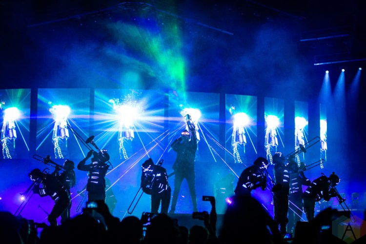 TORONTO, ON - MARCH 28: Muse performs at Scotiabank Arena in Toronto on March 28, 2019. (Photo: Dale Benvenuto/Aesthetic Magazine)