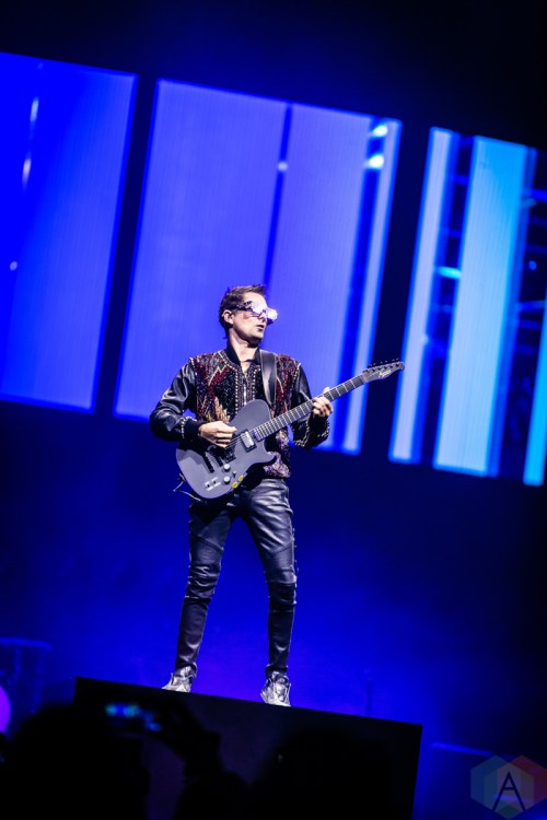 TORONTO, ON - MARCH 28: Muse performs at Scotiabank Arena in Toronto on March 28, 2019. (Photo: Dale Benvenuto/Aesthetic Magazine)