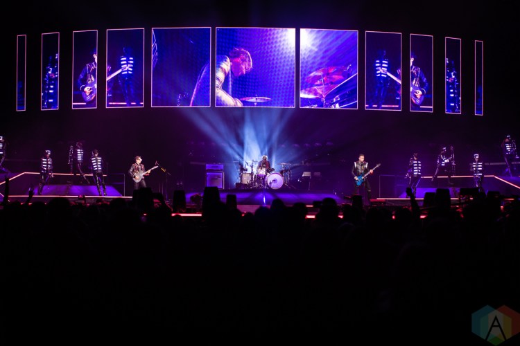 TORONTO, ON - MARCH 28: Muse performs at Scotiabank Arena in Toronto on March 28, 2019. (Photo: Dale Benvenuto/Aesthetic Magazine)