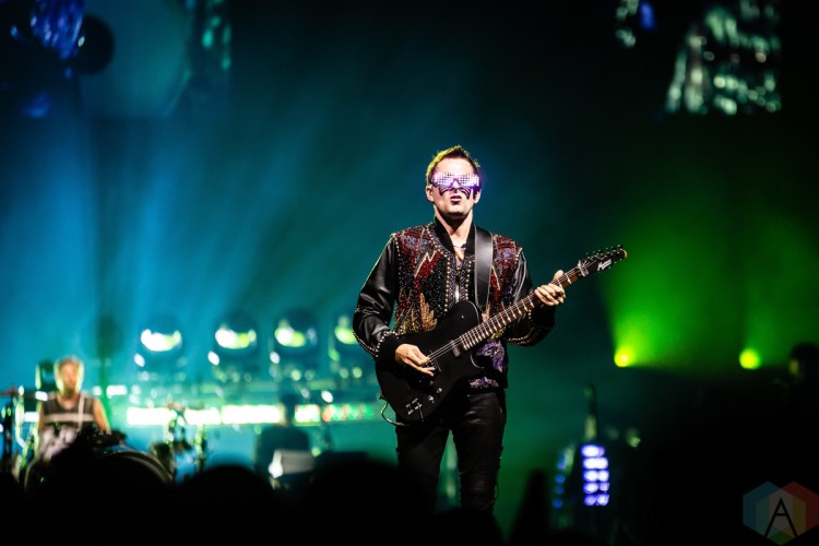 TORONTO, ON - MARCH 28: Muse performs at Scotiabank Arena in Toronto on March 28, 2019. (Photo: Dale Benvenuto/Aesthetic Magazine)