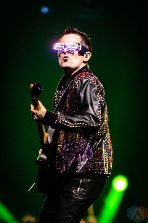 TORONTO, ON - MARCH 28: Muse performs at Scotiabank Arena in Toronto on March 28, 2019. (Photo: Dale Benvenuto/Aesthetic Magazine)