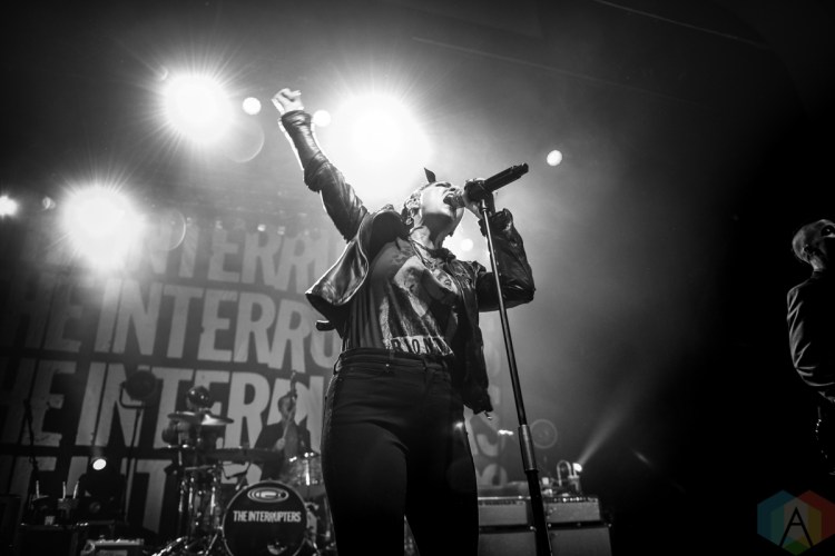 TORONTO, ON - MARCH 22: The Interrupters performs at Danforth Music Hall in Toronto on March 22, 2019. (Photo: Kirsten Sonntag/Aesthetic Magazine)