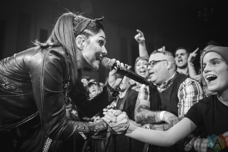 TORONTO, ON - MARCH 22: The Interrupters performs at Danforth Music Hall in Toronto on March 22, 2019. (Photo: Kirsten Sonntag/Aesthetic Magazine)