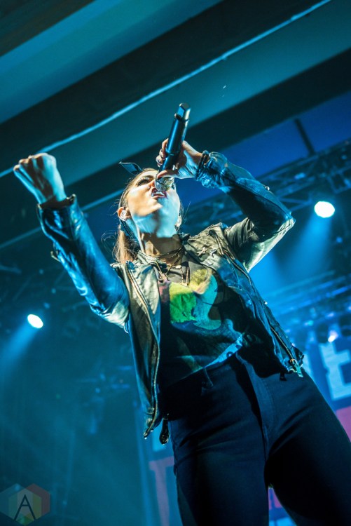 TORONTO, ON - MARCH 22: The Interrupters performs at Danforth Music Hall in Toronto on March 22, 2019. (Photo: Kirsten Sonntag/Aesthetic Magazine)