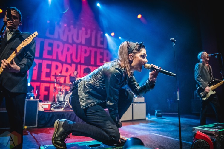 TORONTO, ON - MARCH 22: The Interrupters performs at Danforth Music Hall in Toronto on March 22, 2019. (Photo: Kirsten Sonntag/Aesthetic Magazine)