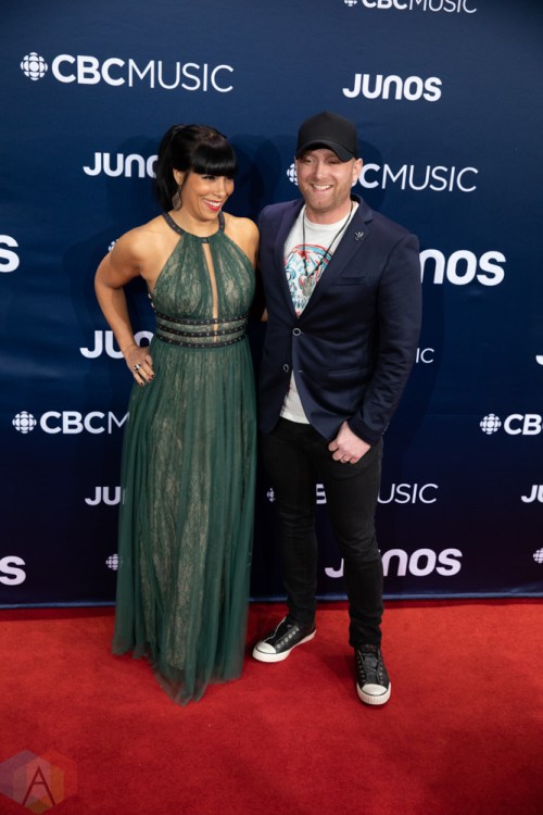 LONDON, ON - MARCH 17: Tim Hicks attends the 2019 Juno Awards red carpet at Budweiser Gardens in London, Ontario on March 17, 2019. (Photo: Brendan Albert/Aesthetic Magazine)