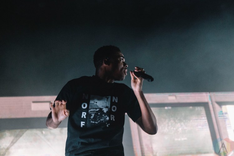 TORONTO, ON - MARCH 05: Vince Staples performs at Rebel in Toronto on March 05, 2019. (Photo: Stephan Ordonez/Aesthetic Magazine)