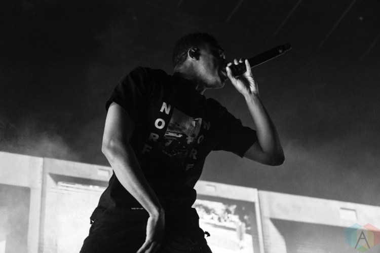 TORONTO, ON - MARCH 05: Vince Staples performs at Rebel in Toronto on March 05, 2019. (Photo: Stephan Ordonez/Aesthetic Magazine)