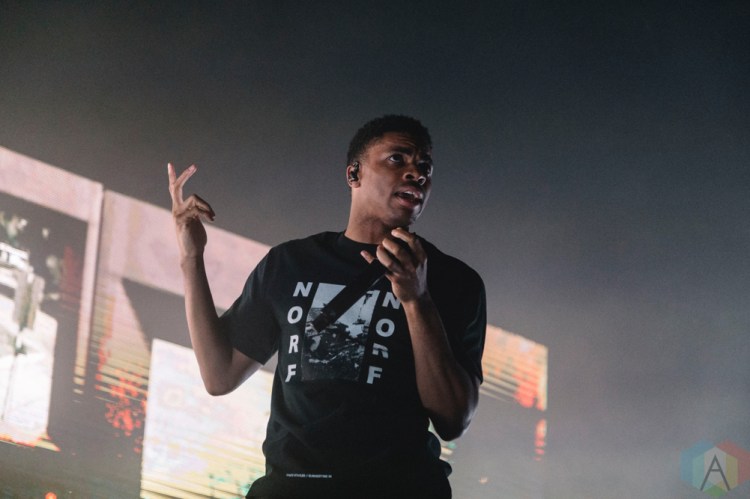 TORONTO, ON - MARCH 05: Vince Staples performs at Rebel in Toronto on March 05, 2019. (Photo: Stephan Ordonez/Aesthetic Magazine)