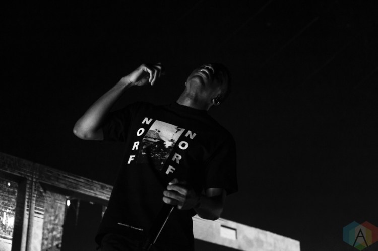 TORONTO, ON - MARCH 05: Vince Staples performs at Rebel in Toronto on March 05, 2019. (Photo: Stephan Ordonez/Aesthetic Magazine)