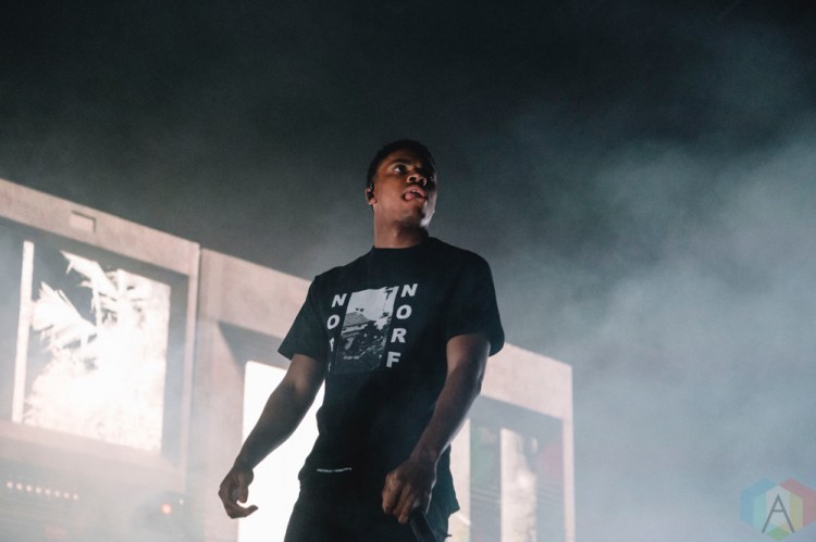 TORONTO, ON - MARCH 05: Vince Staples performs at Rebel in Toronto on March 05, 2019. (Photo: Stephan Ordonez/Aesthetic Magazine)
