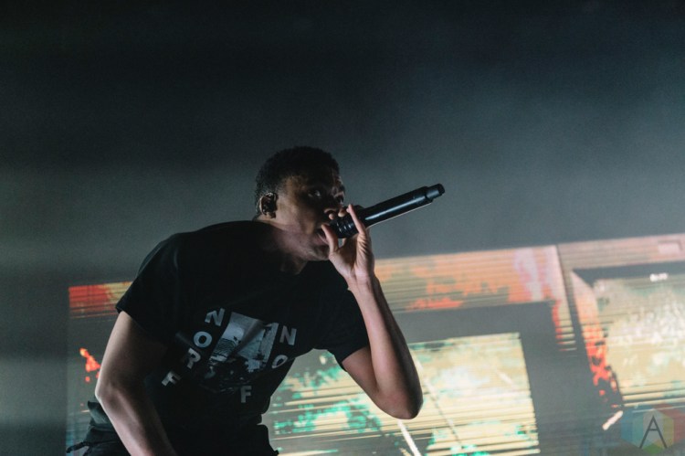 TORONTO, ON - MARCH 05: Vince Staples performs at Rebel in Toronto on March 05, 2019. (Photo: Stephan Ordonez/Aesthetic Magazine)