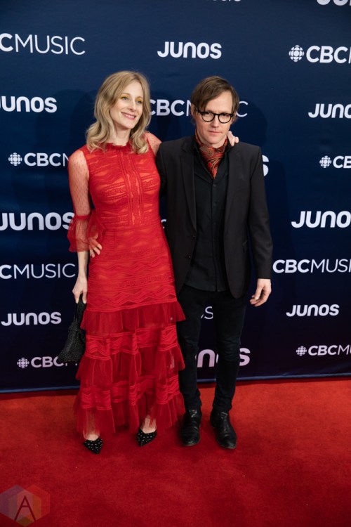 LONDON, ON - MARCH 17: Whitehorse attends the 2019 Juno Awards red carpet at Budweiser Gardens in London, Ontario on March 17, 2019. (Photo: Brendan Albert/Aesthetic Magazine)