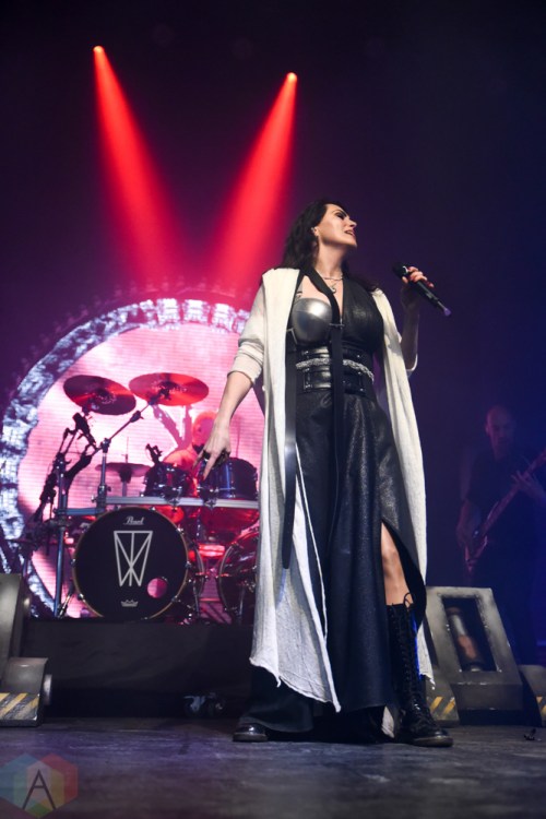 TORONTO, ON - MARCH 06: Within Temptation performs at Rebel in Toronto on March 06, 2019. (Photo: Jaime Espinoza/Aesthetic Magazine)