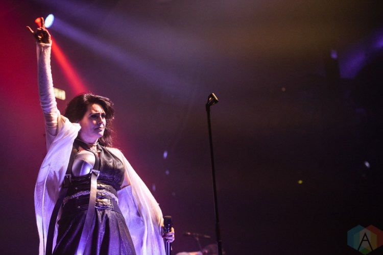 TORONTO, ON - MARCH 06: Within Temptation performs at Rebel in Toronto on March 06, 2019. (Photo: Jaime Espinoza/Aesthetic Magazine)