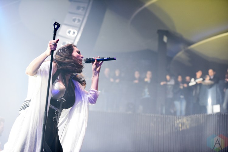 TORONTO, ON - MARCH 06: Within Temptation performs at Rebel in Toronto on March 06, 2019. (Photo: Jaime Espinoza/Aesthetic Magazine)