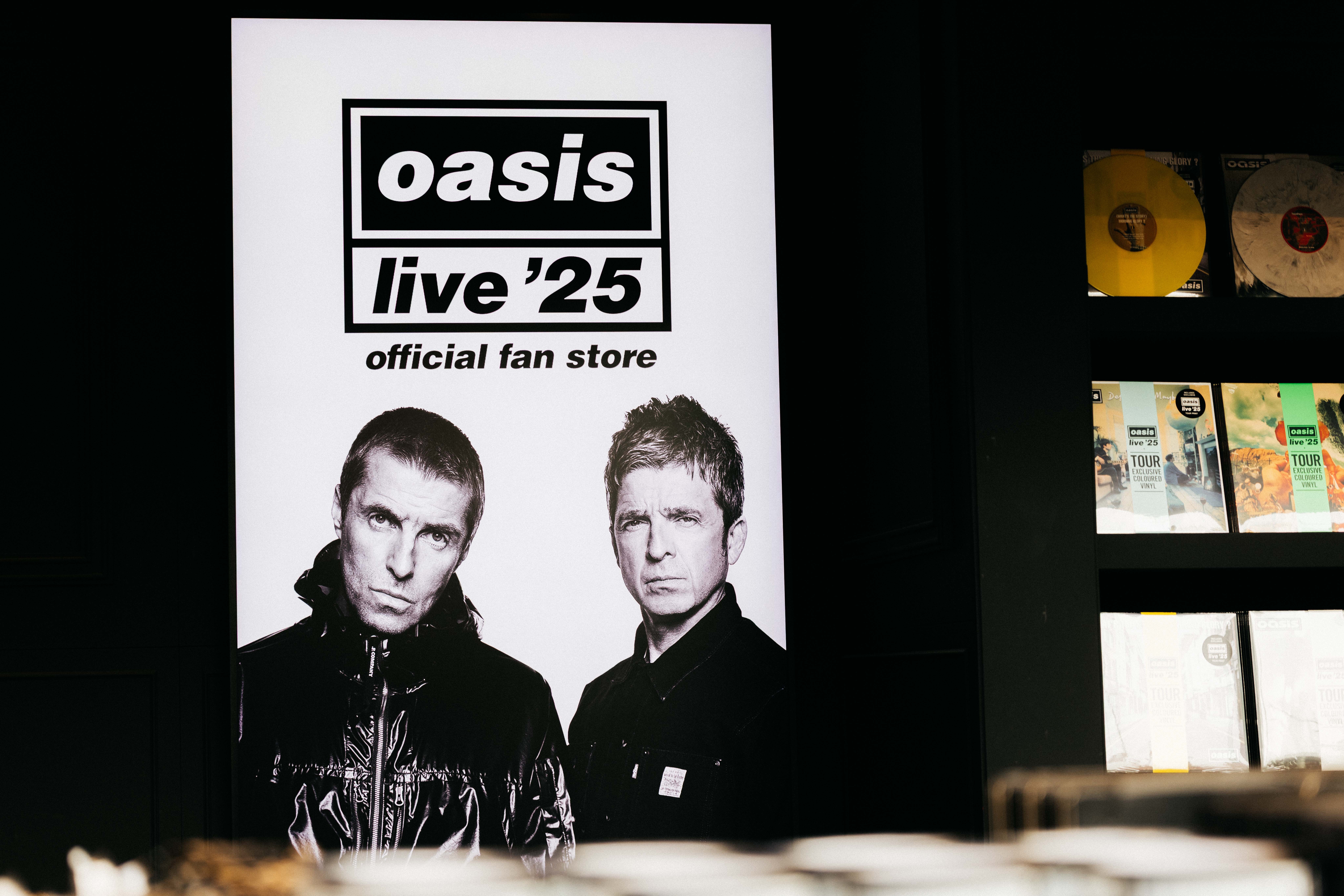 Oasis Live '25 Fan Store Opens Today in Toronto | Aesthetic